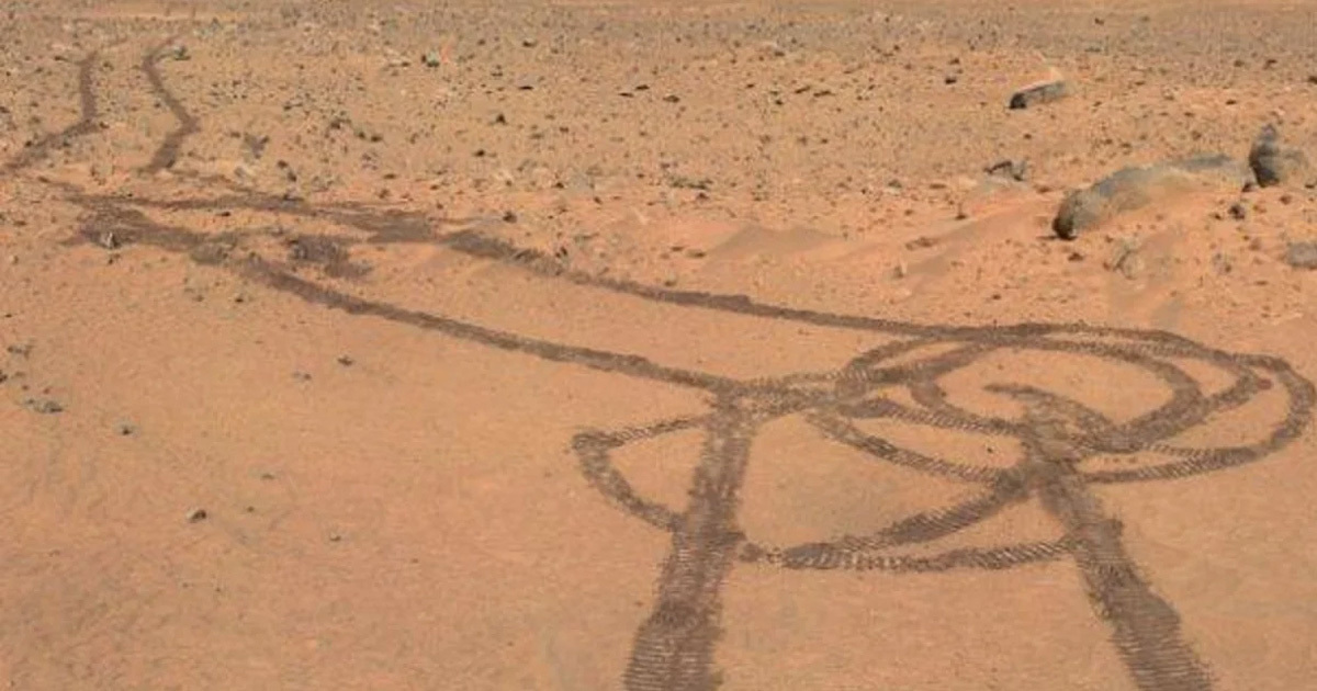 A Random Reminder That NASA Drew a Big Ol' Dick on the Surface of Mars - Futurism