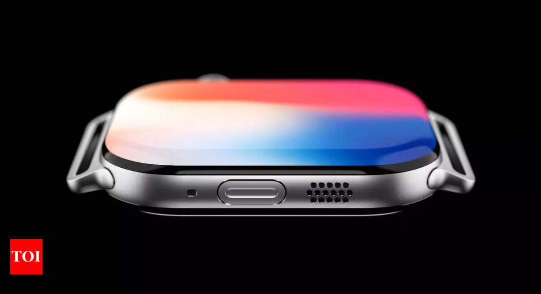 Apple Watch X renders shows new mechanism to increase battery life - The Times of India