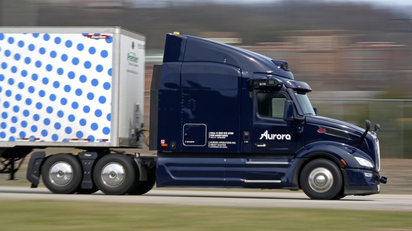 Tractor-trailers with no one aboard? The future is near for self-driving trucks on US roads - The Associated Press