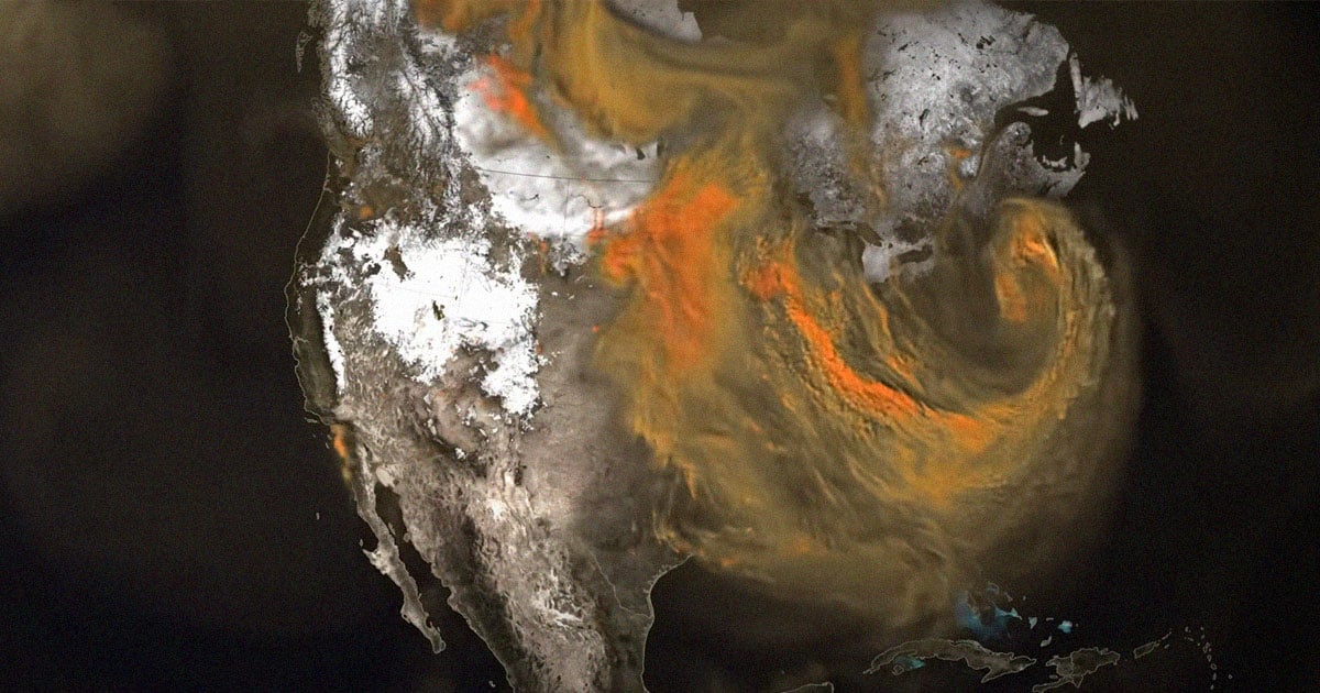 Terrifying NASA Video Shows America Spewing CO2 Into Atmosphere - Futurism