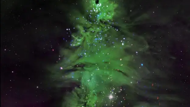 NASA spots Christmas "tree" and "wreath" in the cosmos - ZME Science